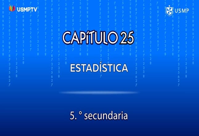 Capítulo N. ° 25 - Estadística